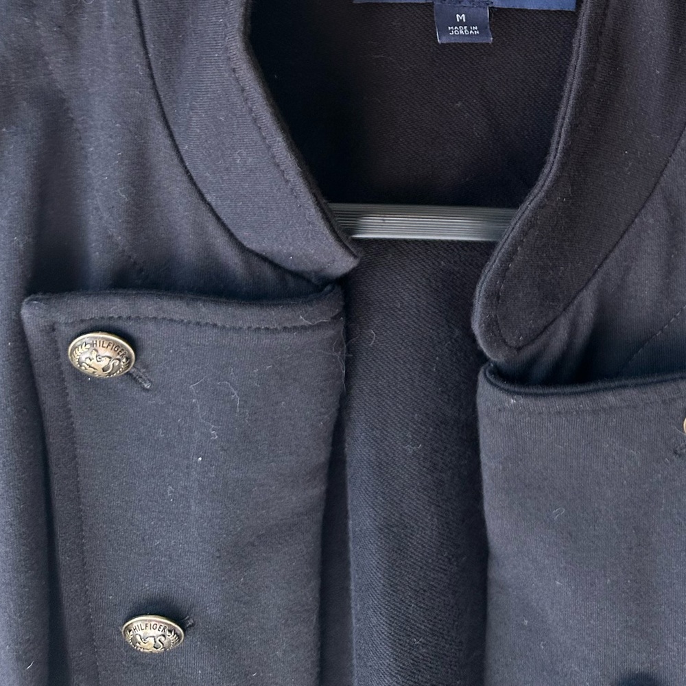 Tommy Hilfiger Black Double-Breasted Women's Jacket - Picture 4 of 9
